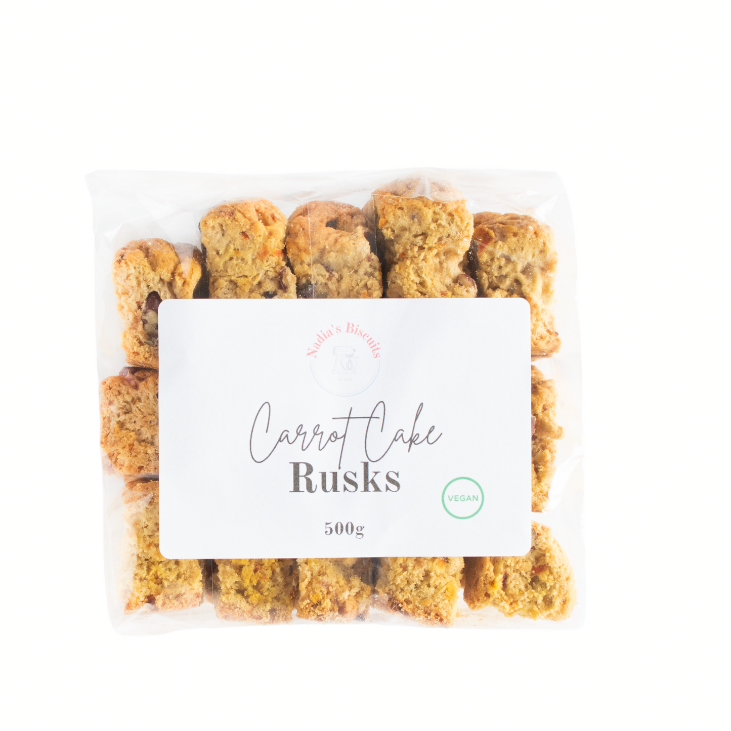 Carrot Cake Rusks (V) 500g