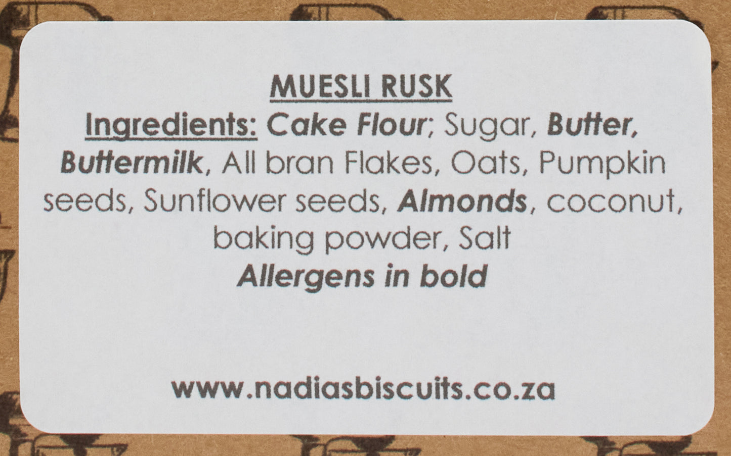 Muesli Rusks
