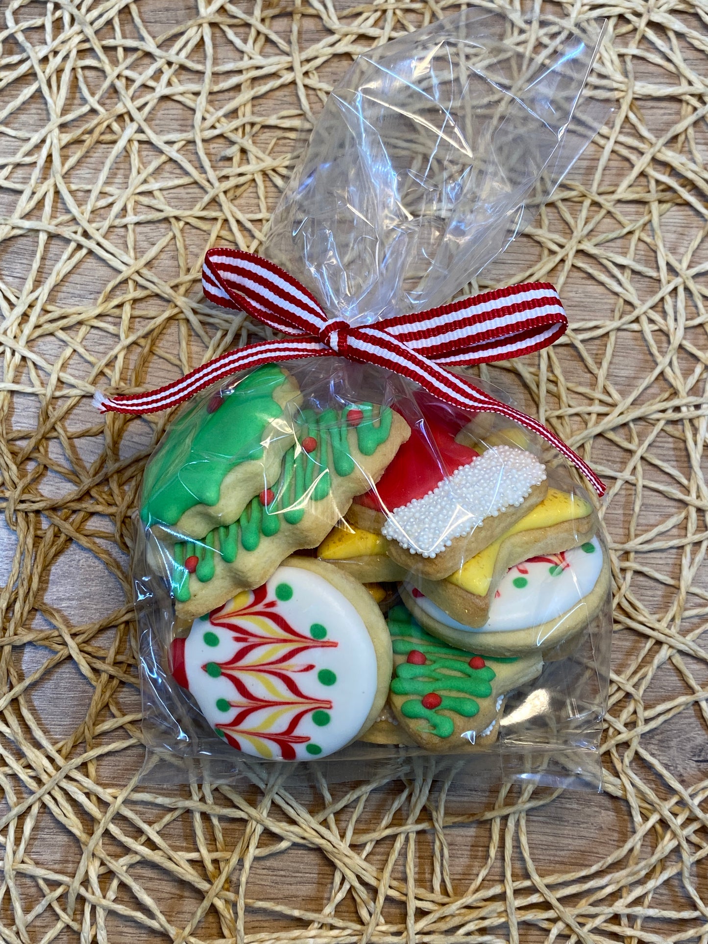 Christmas  - Bag of 10 mini biscuits