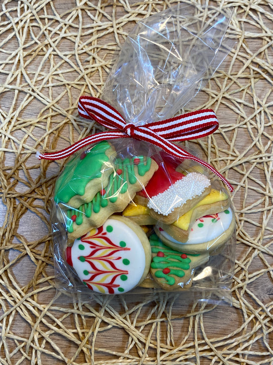 Christmas  - Bag of 10 mini biscuits