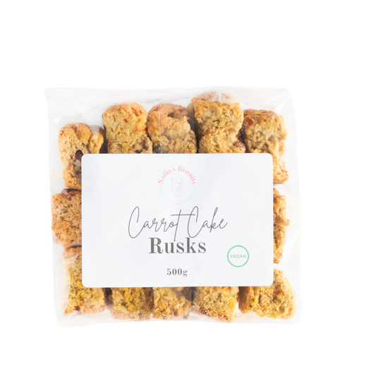 Carrot Cake Rusks (V) 500g