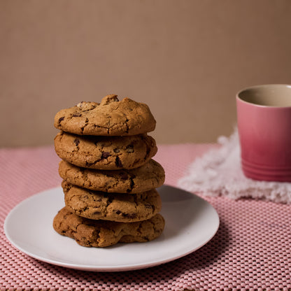 Giant Choc Chip & Walnut Cookies
